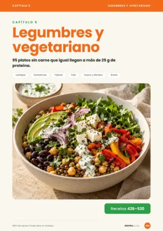 Capítulo 5: Legumbres y vegetariano