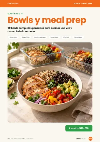 Capítulo 6: Bowls y meal prep