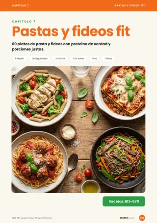 Capítulo 7: Pastas y fideos fit