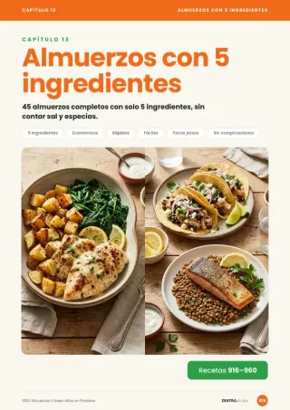 Capítulo 13: Almuerzos con 5 ingredientes